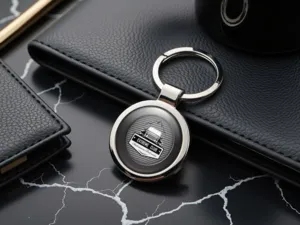 Metal Llavero Estilo Metálico y Diseño X Premium